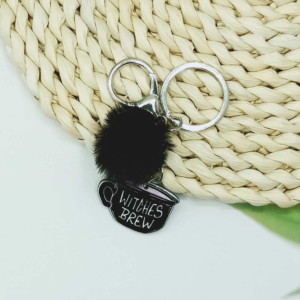 Wholesale Acrylic Halloween Skull Heart Butterfly Keychain